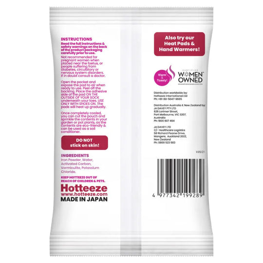 Hotteeze Toe Warmers