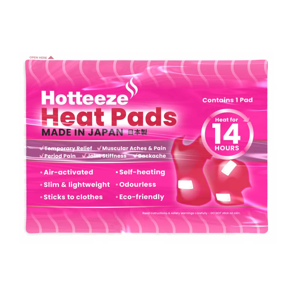 Hotteeze Heat Pads - Regular - Made in Japan